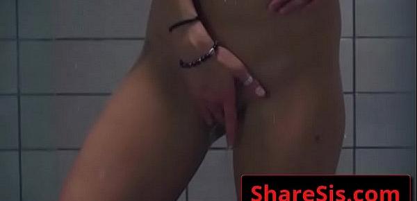  Evelin Stone horny teen in need of dick play on cam at shower
